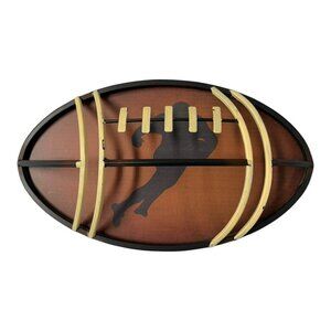 Hobby Lobby Metal Oval Football Player Wall Hanging Sign Sports Decor ~ P7 14